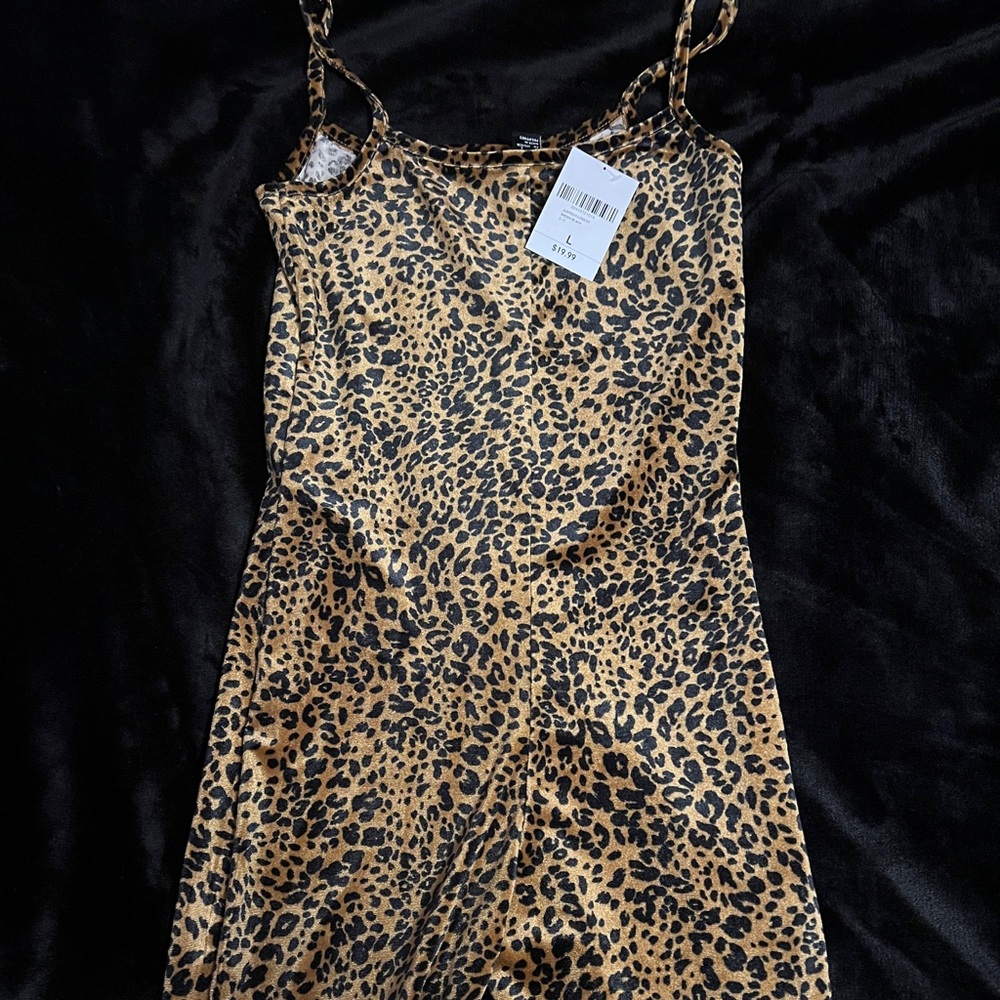 Leopard Print Jumpsuit